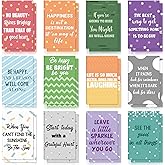 Zonon 24 Pcs Mini Inspirational Notebooks for Party Favors Pocket Notebook Bulk Gift Lined Small Colorful Mini Journal Onboarding Gift Notepad for Writing Teacher Office Coworker(Positive Style)