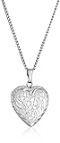Amazon Essentials Sterling Silver Engraved Flowers