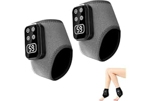 2PCS Foots Renew Massager, 3-in-1 Foot Massager, Portable Wireless Foots Massager, Heated Foot & Ankle Wrap, Portable Foot Ma