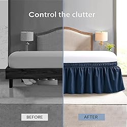FreshCulture Elastic Wrap Around Bed Skirt - Easy