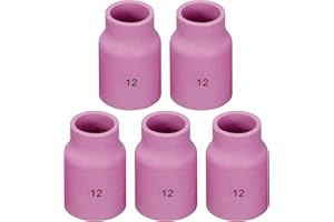 RIVERWELD TIG Gas Lens Alumina Nozzle Ceramic Cups Jumbo Large Diameter 53N87 12# 19.0mm Orifice for PTA DB SR WP 9 17 18 20 