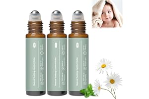 WLLEADG 3Pcs Teething Roller, Mamas Teether: Baby Teething Oil Roller, Natural Gentle Teething Relief Roller, Teething Roller All Natural for Babies