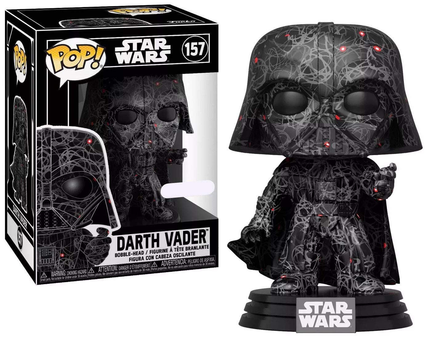 Star Wars Special Edition Darth Vader Pop Futura Abstract Art Series in Hard Stack