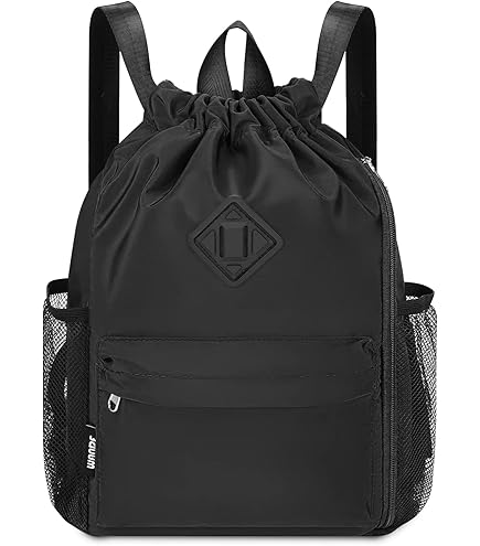 Large Drawstring Backpack Gym Sack Bag Foldable Cinch Bag