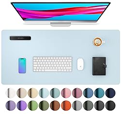 Leather Desk Pad Protector,Mouse Pad,Office Desk