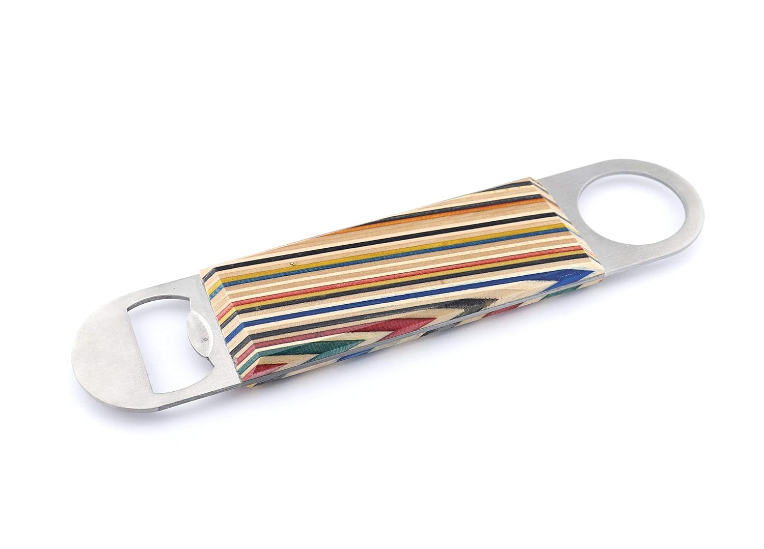 Recycled skateboard bottle opener Wooden bottle opener