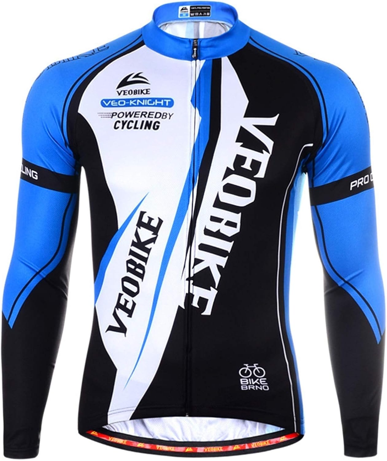 Mens Cycling Bike Jersey Tops Long Sleeves Mountain Bike/MTB Shirt Biking Cycle Tops Racing 