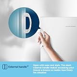 Fridgemaster MTZ55153E Freestanding Freezer 165L 143cm White 4 Star view 7