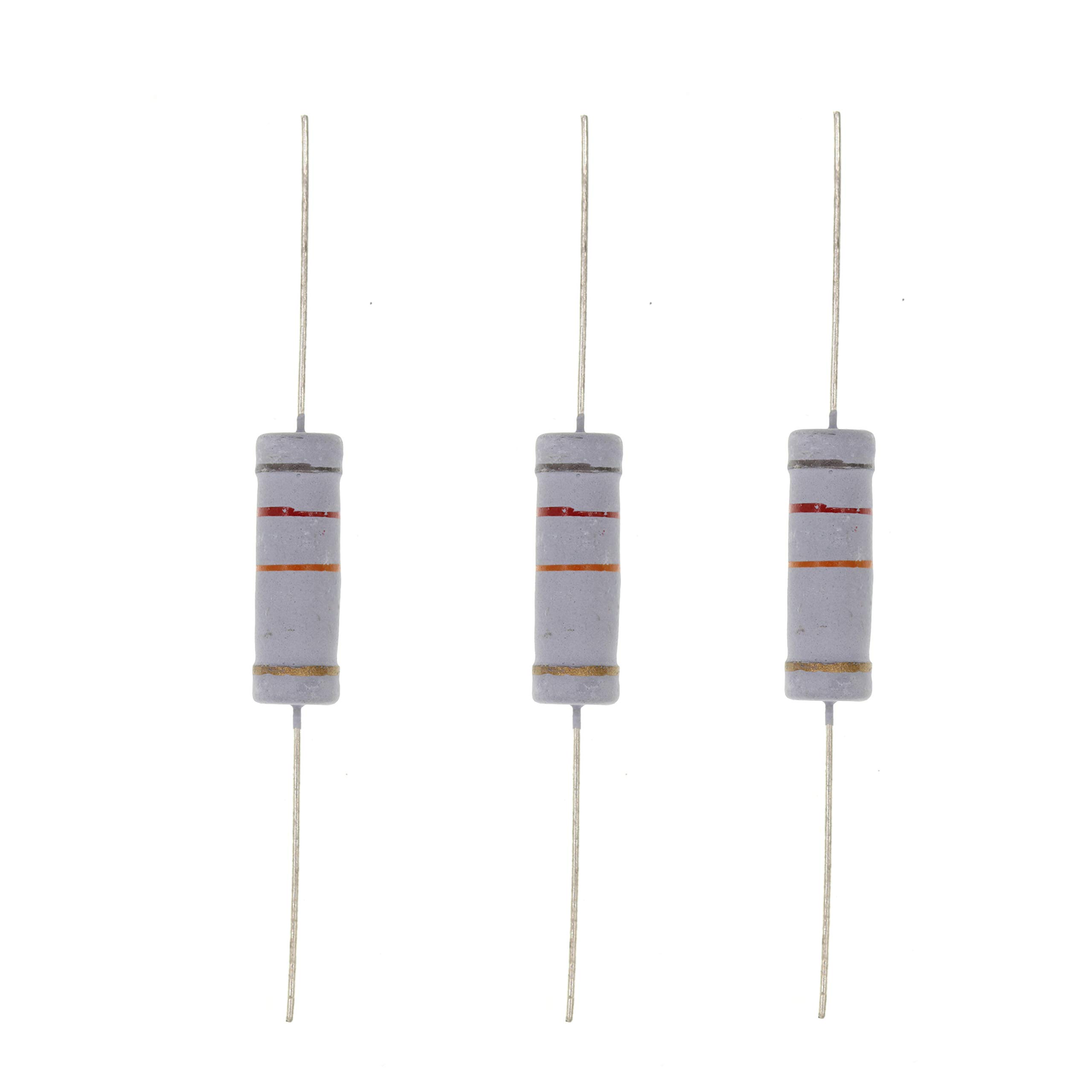 HUABAN 10PCS 5W 5 Watts 82K 82K Ohm 5% Metal Oxide Film Resistor