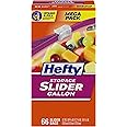 Hefty Slider Storage Bags, Gallon Size, 66 Count