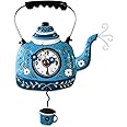 Allen Designs Kettle Blue Pendulum Clock