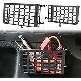 MAIKER 2 Pieces Universal Metal Car Storage Box, Small Cargo Pocket MOLLE Panel Frame Storage System for Car, Pickup Truck Bed, Tool Room, RV, Boat &amp; Home Storage