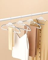 SONGMICS Set of 50 Plastic Hangers U-Shaped Opening 0.5 cm Thick 41.5 cm view 6