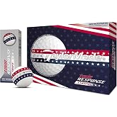 TaylorMade Tour Response Golf Balls, Enhanced 360&deg; ClearPath Alignment, Speed Wrapped Core for Distance and Feel, Pack of 12