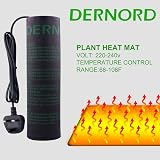 DERNORD Greenhouse Plant Heat Pad 18W Heated Germination Mat view 5