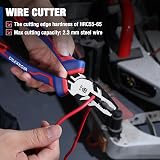 WORKPRO 200 mm Combination Pliers with Wire Cutter and Screw Extractor view 6