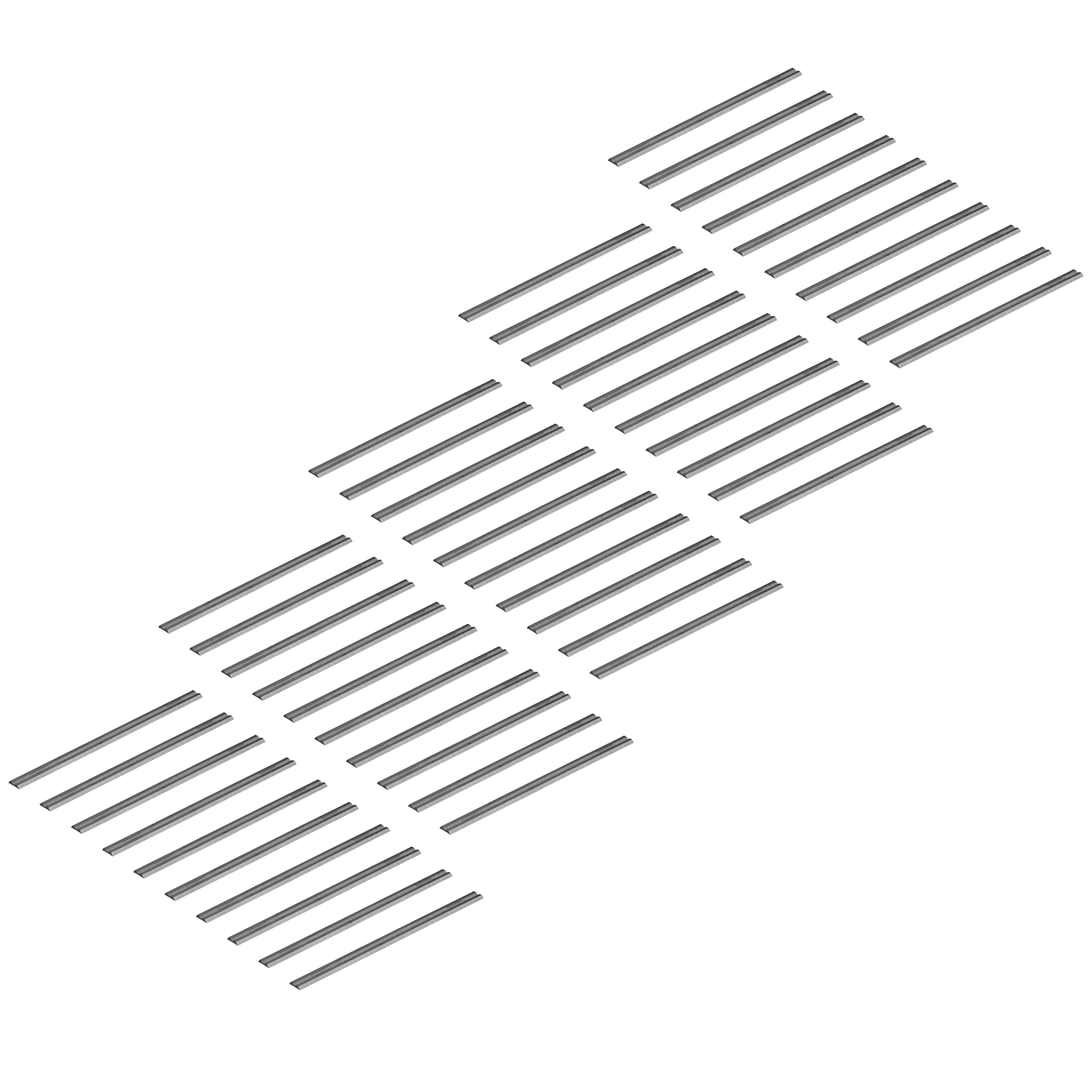 TIGRA T08MF Reversible Plate for Hand Plane 82 x 5.5 x 1.1 mm Pack of 50 - Suitable for AEG, B&D, Bosch, Aluminium, Fein, Felisatti, Haffner, Hitachi, Holz-Her, Mafell Makita, Metabo, Peugot, Ryobi,