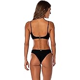 Maaji 3889 Low Rise Thin Side Cheeky Cut Women Bottom SWIMWEAR Black