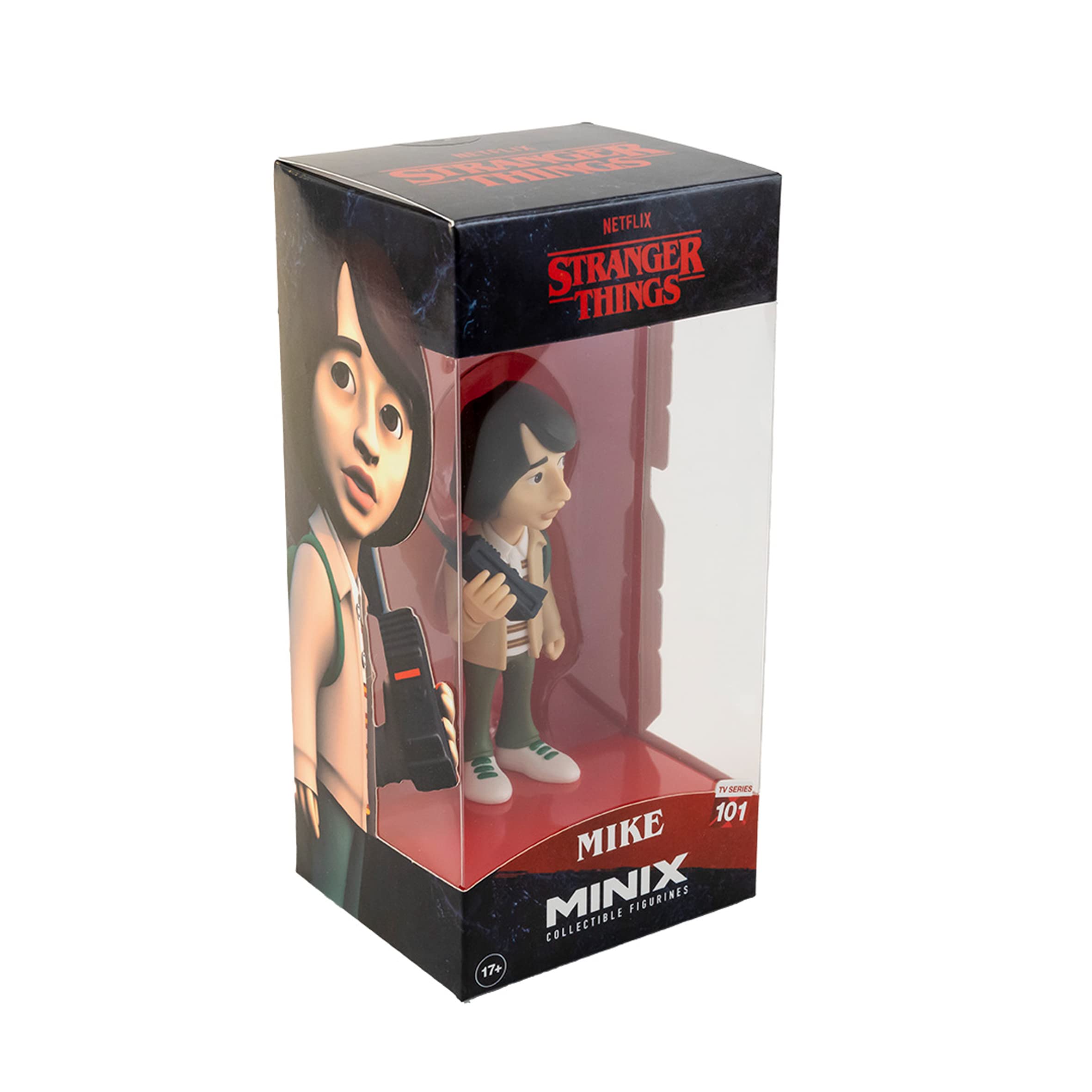 BANDAI Minix Stranger Things Mike Model | Collectable Figure Merchandise Range Figures Make Great Gifts, Brown,green, (MN13890)