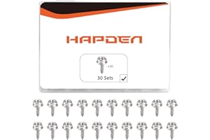 HAPDEN Boat Canvas Snaps Stainless Steel Screw Boat Cover Snaps Metal Snaps 3/8 Inch Socket Snap Screw Stud Canvas Snap Tool for Boat Covers (30 Pcs)