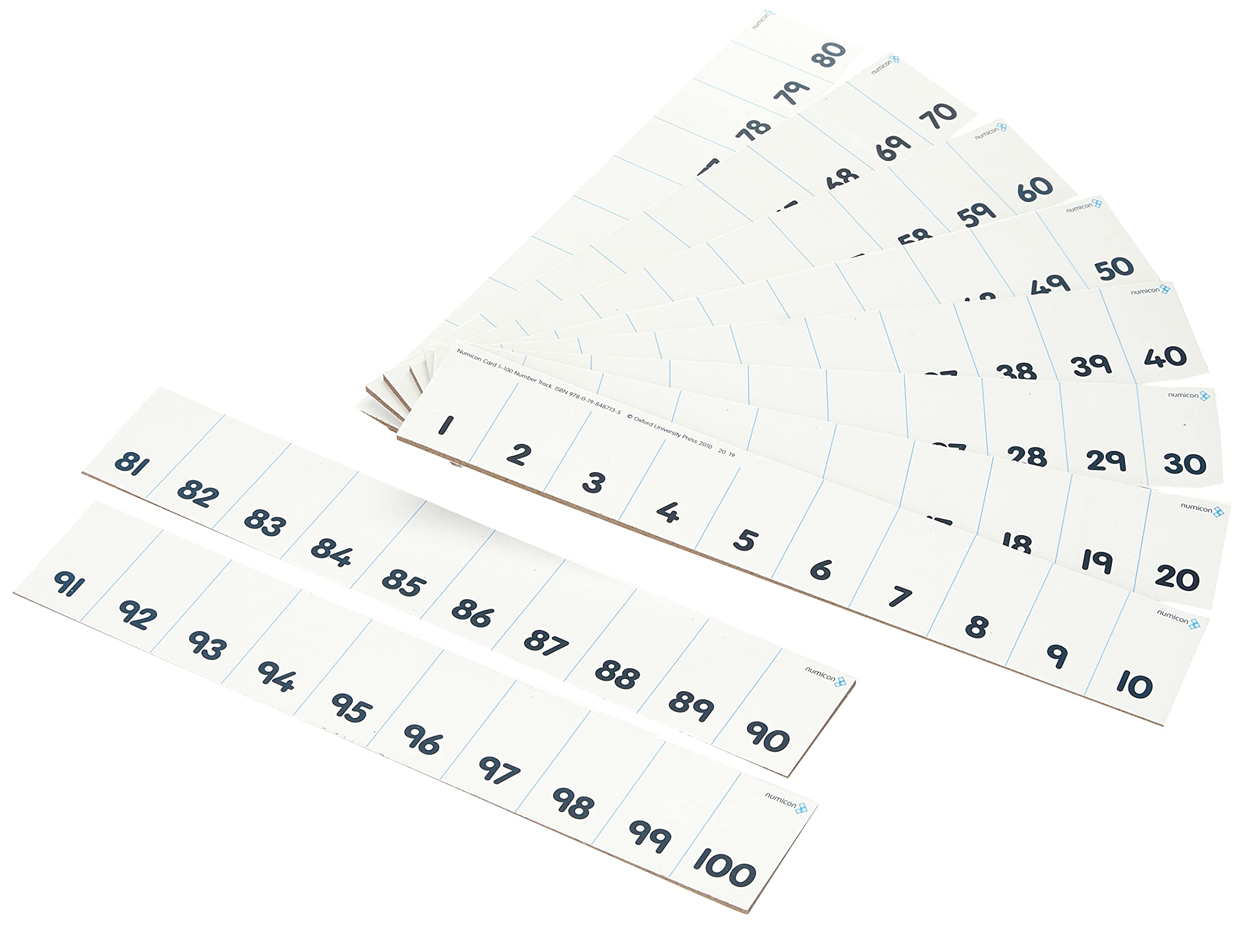 Card 1-100 Number Track (Numicon Apparatus)