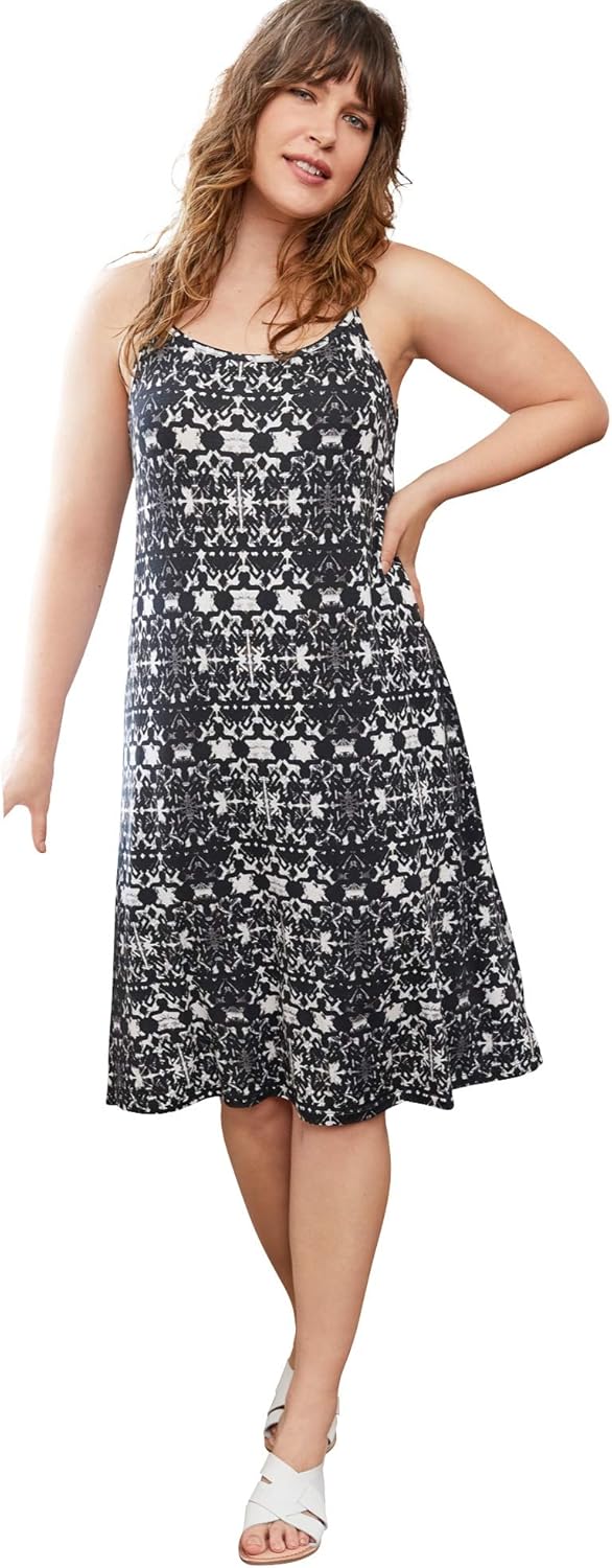 plus size cotton tank dress