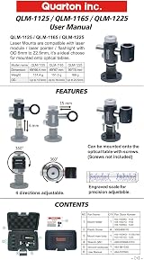 Quarton QLM-1125 Laser Module Mount Holder 6mm-12.5mm Two Axis Adjust view 8