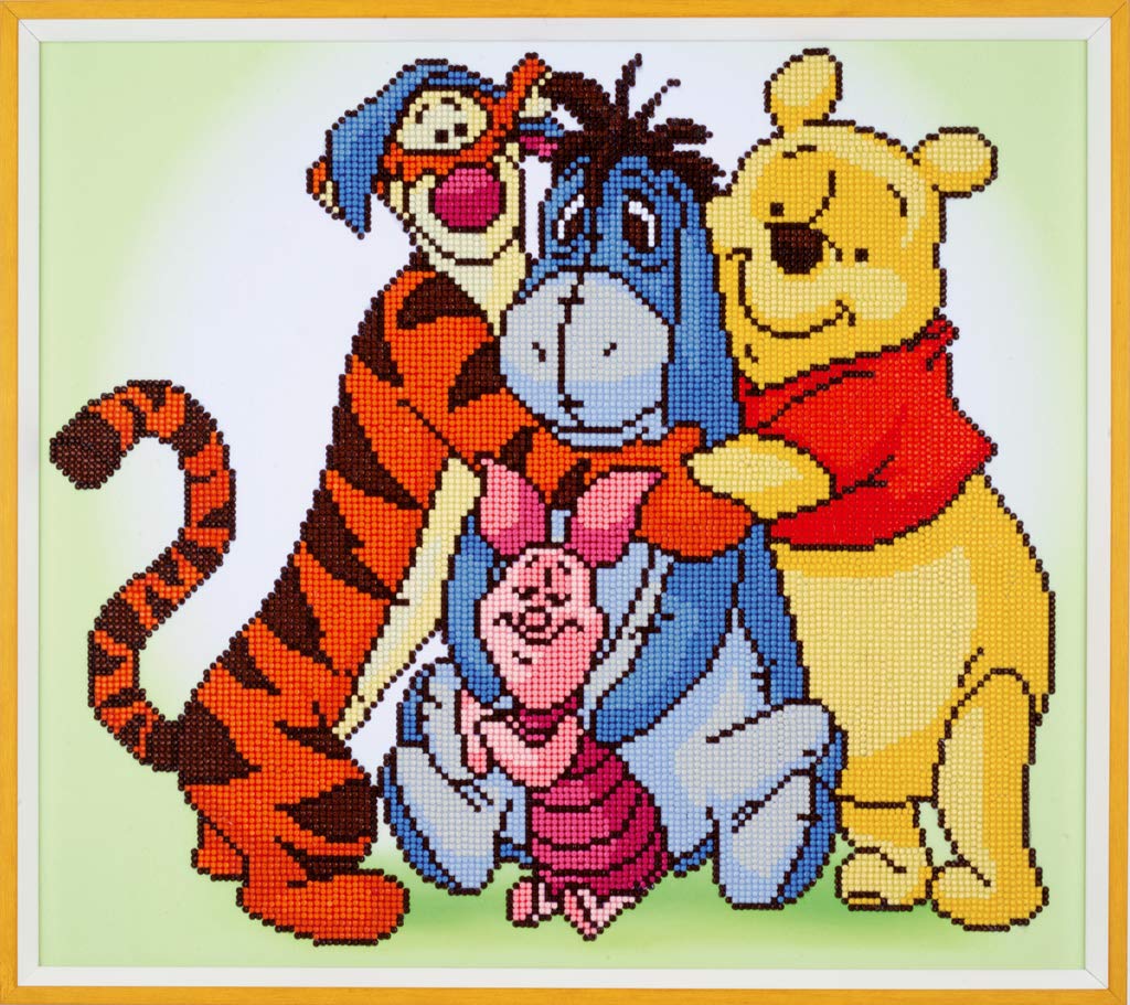 Vervaco Diamond Painting Kit: Disney Pooh with Friends, Multi, 50 x 74.5cm