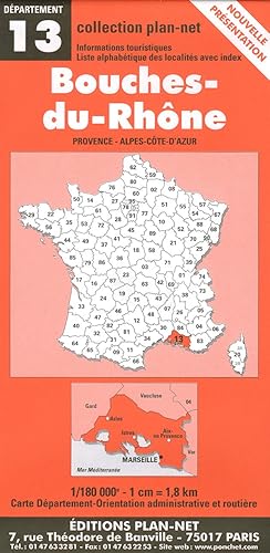 Download Carte routière : Bouches-du-Rhône PDF