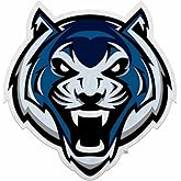 Rico Industries NCAA Lincoln (MO) Blue Tigers Shape Cut Pennant - Home and Living Room Décor - Soft Felt EZ to Hang