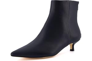 CUSHIONAIRE Women's Barbi Kitten Heel Bootie +Memory Foam, Wide Widths Available