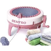FYGAIN SENTRO Knitting Machine 40 Needles, Automatic Circular Knitting Crochet Machine for Kids/Adults