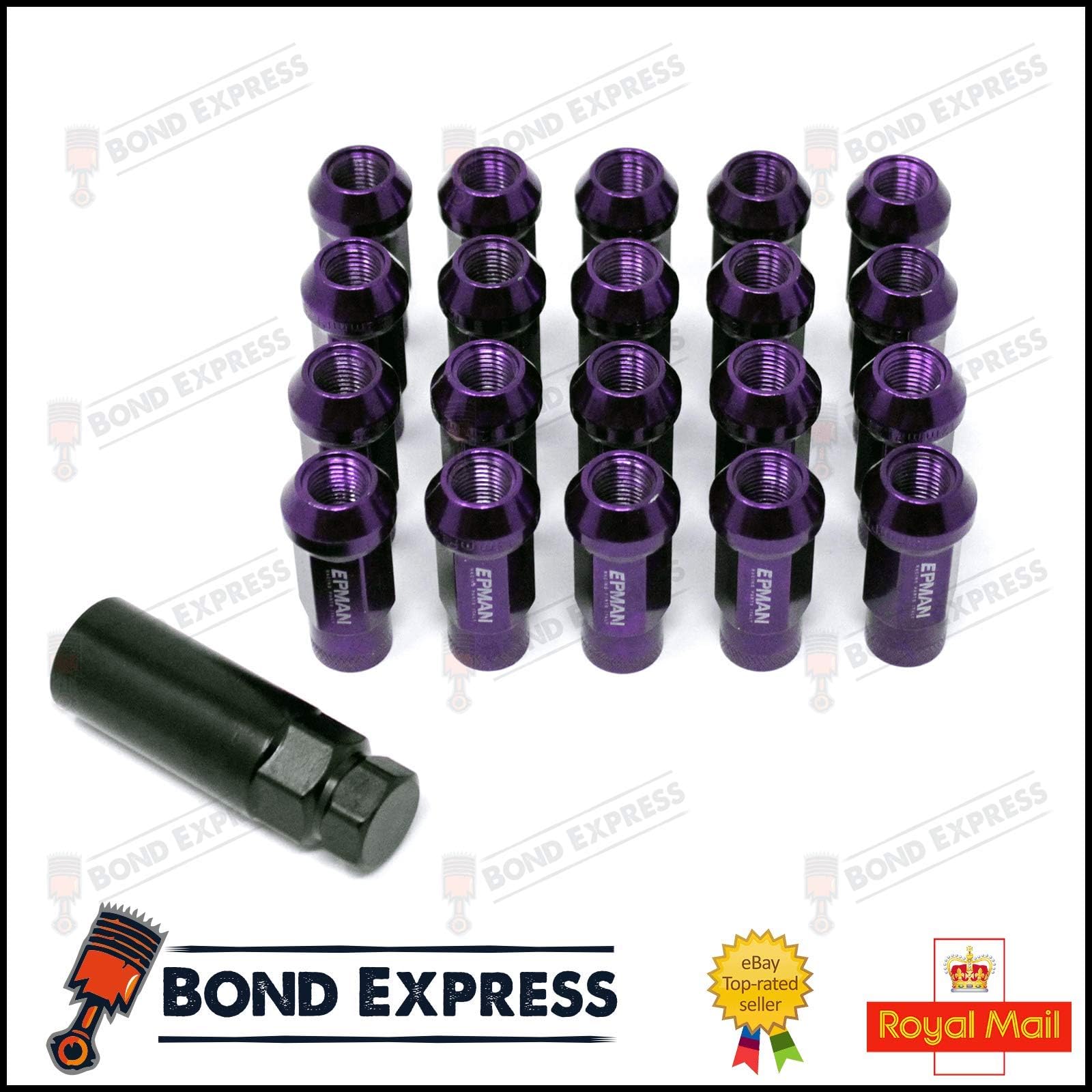 Epman Racing Steel Lug Nuts - M12 x 1.25 - Purple