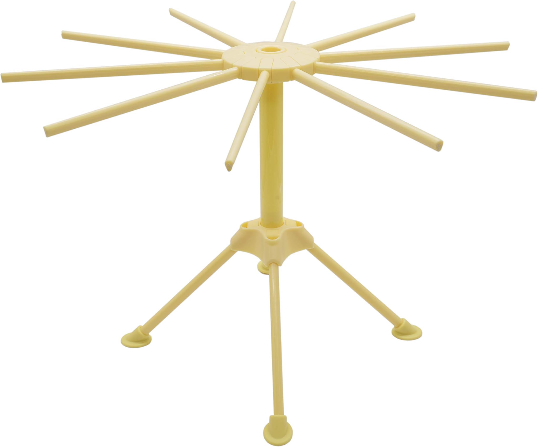 Anzirose Pasta Drying Rack Collapsible Pasta Spaghetti Noodles Dryer Holder Hanging Rack - Yellow