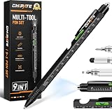 Chipate 9 in 1 Multi Tool Pen Gift for Men Dad Valentine Birthday