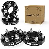 Customadeonly 6x135 Wheel Spacers for F150 2015-2025,Black (1 Inch Thick) Hubcentric True Forged for Expedition,Navigator 2015-2025 with M14x1.5 Studs(4pcs 87.1mm Hub Bore)