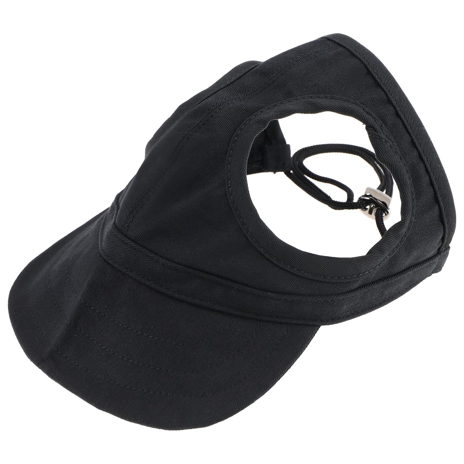 OTOTEC Dog Baseball Cap Pet Sports Hat Pet Sunbonnet Dog Parent-child Hat Adjustable Dog Canvas Hat for Pet Dog Summer Outdoor Sport Travel Black M Size