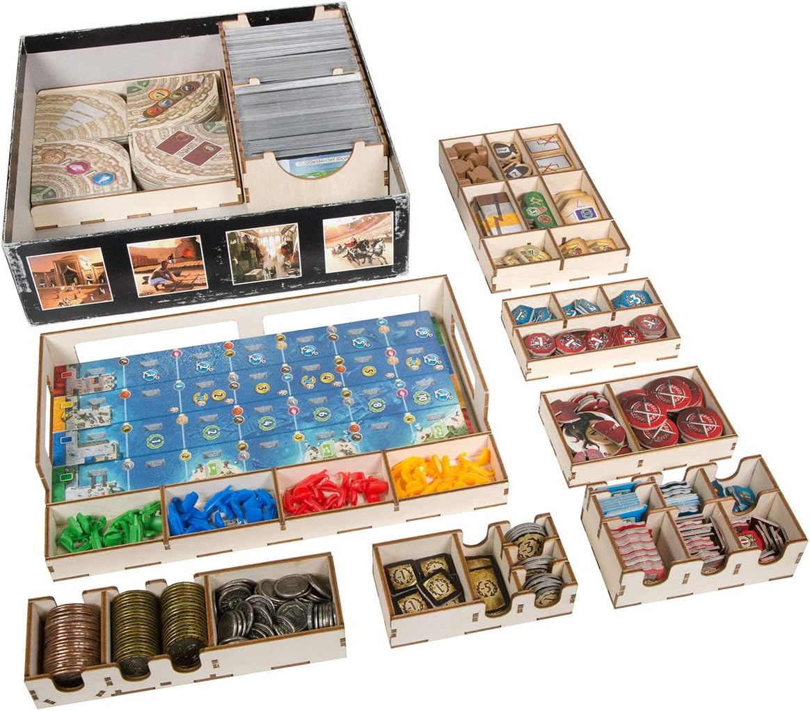 The Broken Token Wondrous Fleet Organizer, Natural, 275mm x 275mm x 77.5mm