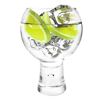 Ginsanity [Alternato groß [540 ml] Short Stem Copa Glas Gin und Tonic [G&T] Balloon Gläser Für Cocktails und Geschenkbox
