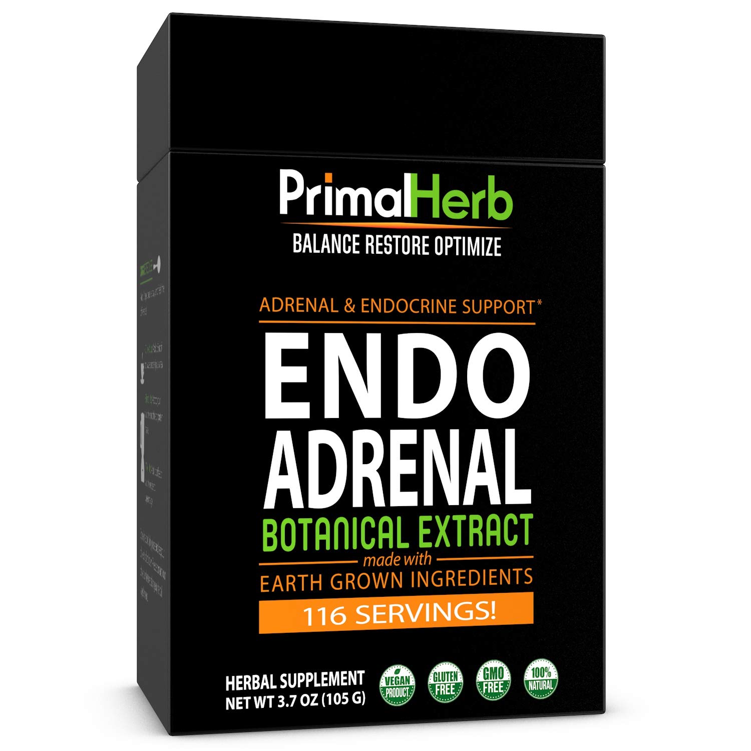 Adrenal Support by Primal Herb Stress Relief and Adrenal Fatigue