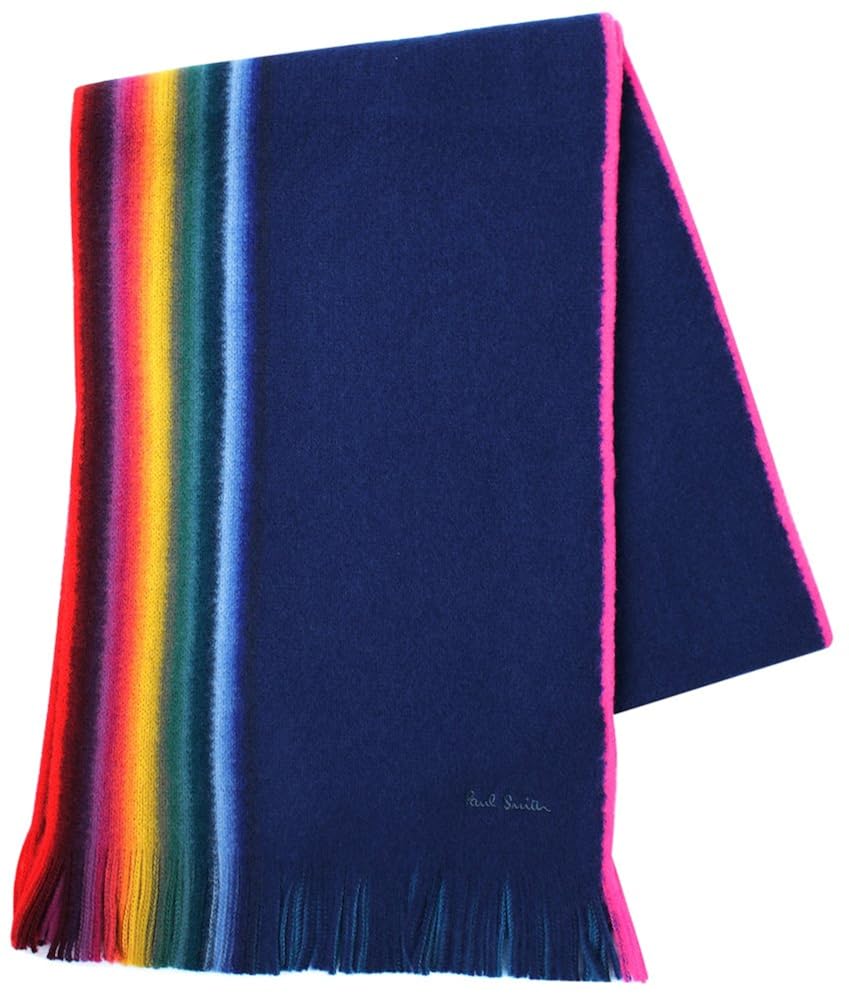 Rainbow blue scarf