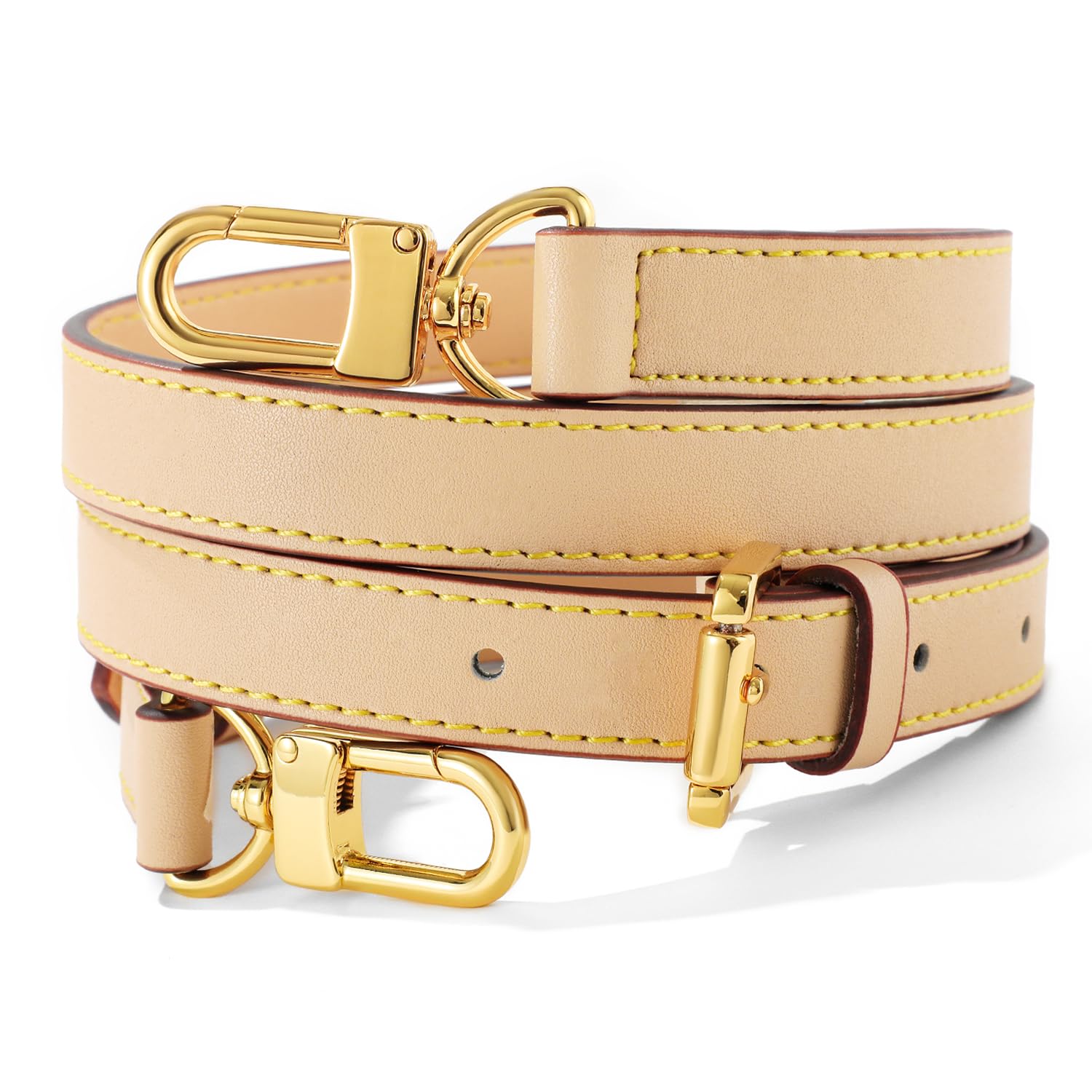 BEUDW Vachetta Leather Adjustable Crossbody Strap