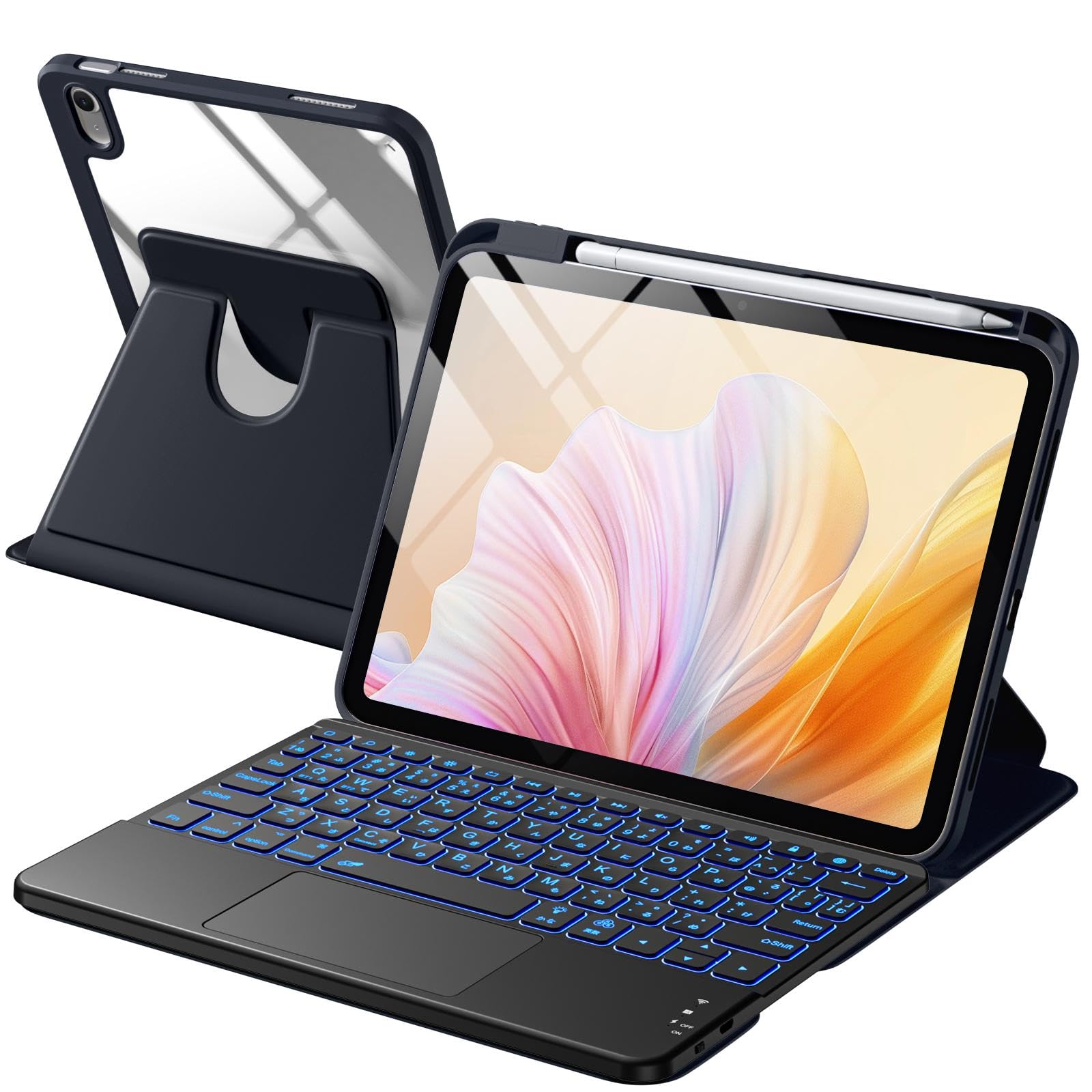 HETHOT【TELEC認証取得済み】 iPad用 キーボード付きケース - (A16)第11世代 11インチ2025/第10世代 10.9インチ2022