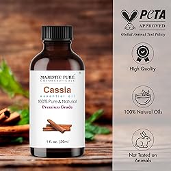 Majestic Pure Cassia Essential Oil with Glass