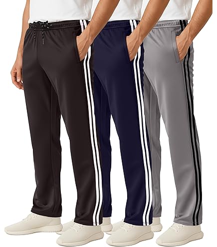 Amazon.com: ZH 3-Pack Men's Mesh Jogger Pants, Comfortable