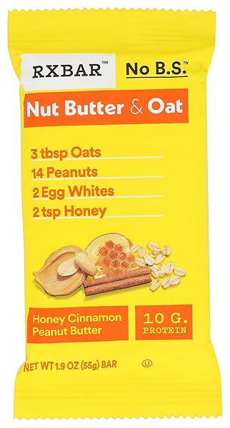 RXBAR HONEY CINNAMON PEANUT BUTTER AM PROTEIN BAR,...