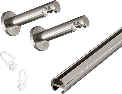 Victoria M. 2 en 1 – Barra para Cortina/Carril para Cortina 1-guía