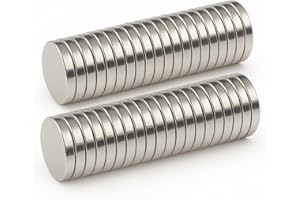 AOLVO Metal Collar Stay Magnets, Strong Magnets for Collar Stays Magnetic, Valued Pack in a Gift Box (Silver, 40Pcs)