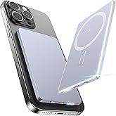 5000mAh for Magsafe Battery Pack Mini 22.5W Wireless Power Bank Fast Charging USB C in Out Power Pack, Magnetic Portable Charger Slim Powerbank for iPhone 17 16 15 14 13 Plus/ Pro/ Pro Max, Grey