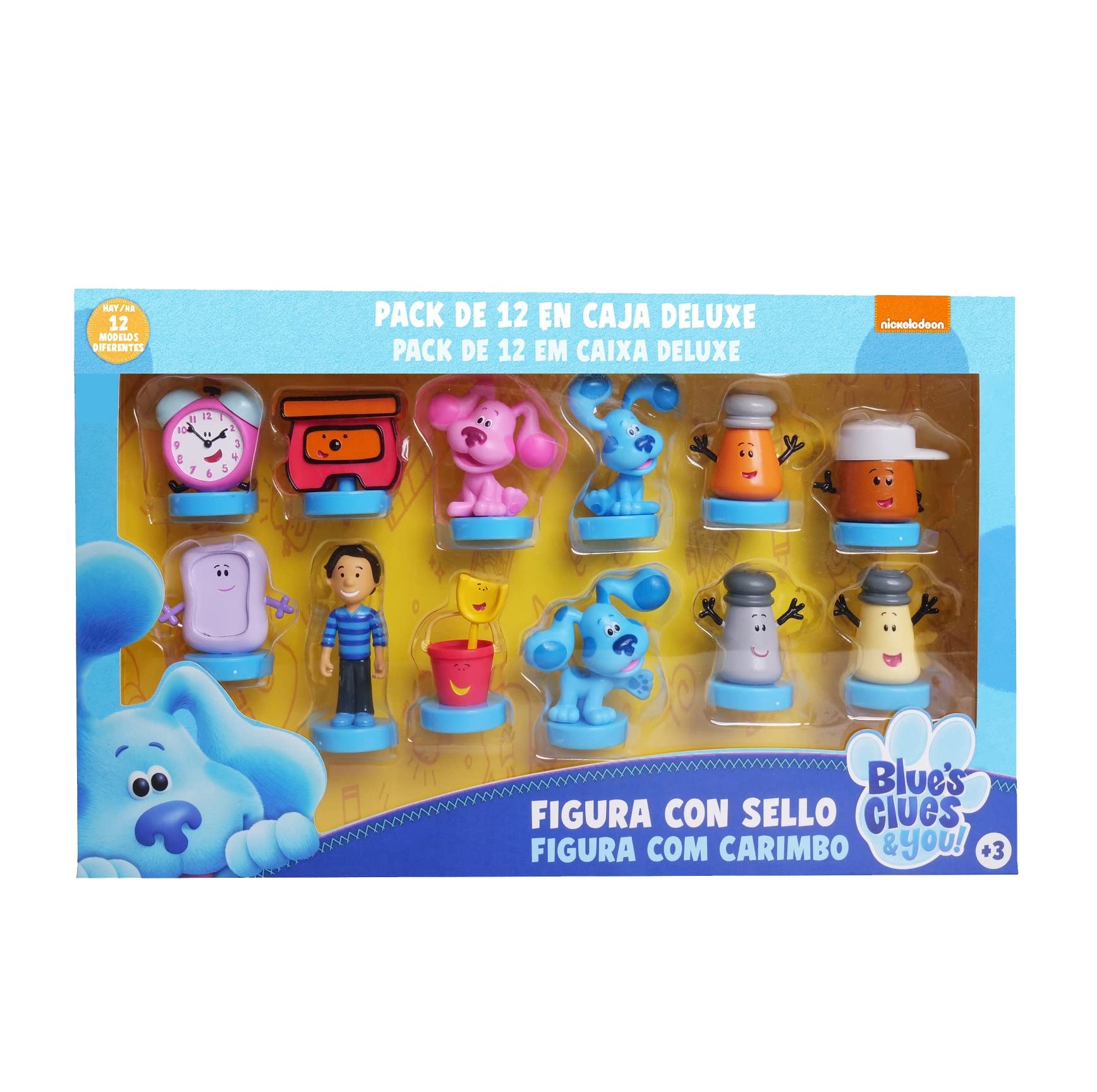 Bizak Blue and You Clues Pack of 12 Figures (64115069)